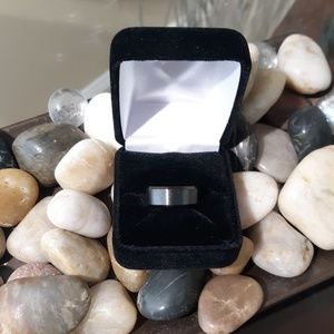 Stainless Steel Titanium Finish Band